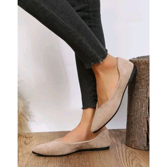 2/$30 Size 8.5 Ladies Flat Pointed Toe Slip-On Flats Shoes - Picture 2 of 7